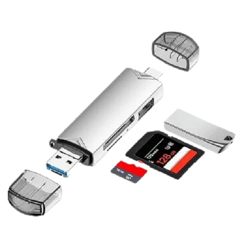 6-in-1 USB 3.0 Card Reader